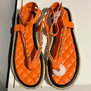 Tangerine sandals size: 7